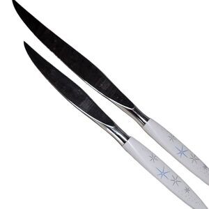 Mode Danish Sheffield England Carving Knives Set Of 2 Starburst